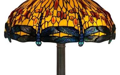 Tiffany Studios "Drophead Dragonfly" Table Lamp