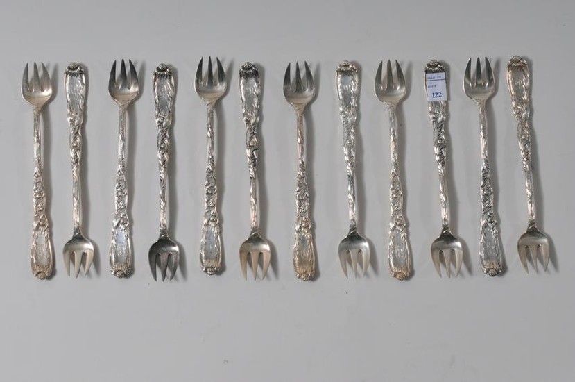 Tiffany & Co. Makers sterling silver set of twelve