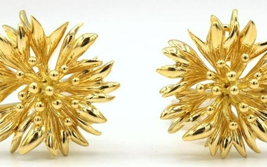 Tiffany & Co. "Nature" 18Kt Flower Earrings