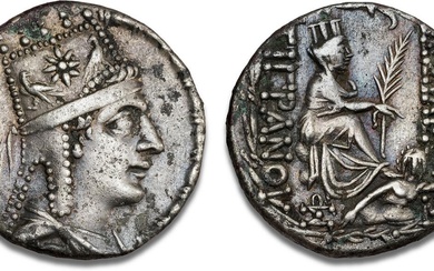 Tigranes II 'the Great', 95–56 BC, Tetradrachm, Tigranokerta, c. 80–68 BC, Kovacs...