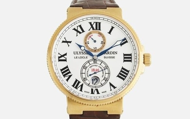 Ulysse Nardin, 'Marine Chronometer' gold wristwatch