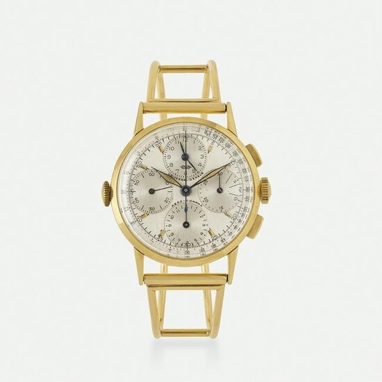 Universal Geneve, 'Aero-Compax' gold wristwatch