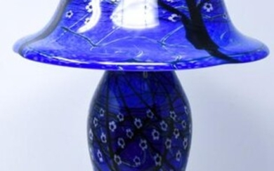 Vandermark Merritt Hand Blown Art Glass Lamp
