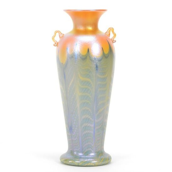 Vase, Contemporary Art Glass, Two Handled