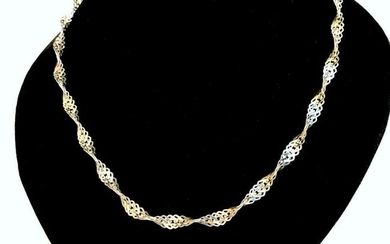 Vintage Italian silver necklace 50cm