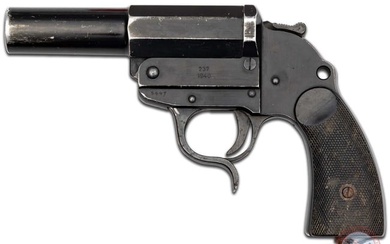 WWII 1940 German Third Reich Berlin-Lubecker LP34 Heer Signal Flare Pistol by Berghaus