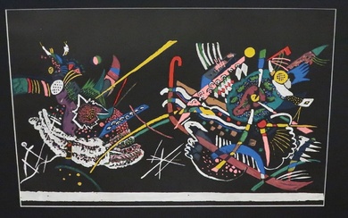 Wassily Kandinsky (1866-1944) "Juryfreie", color lithograph, Fondatin Maeght, Arte Maeght,...