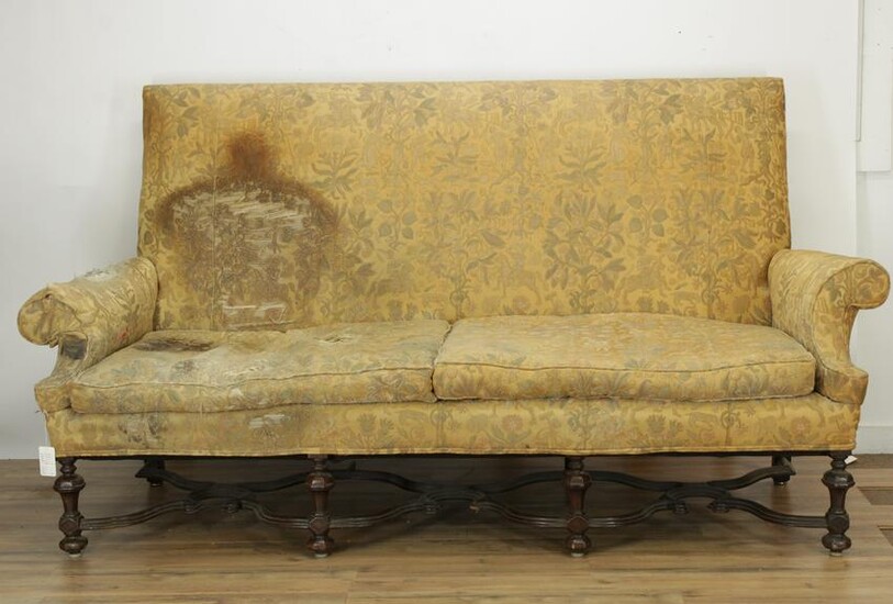 William & Mary Style Walnut Sofa
