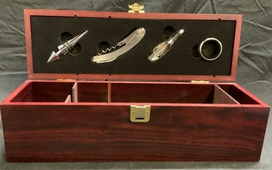 Wooden Barware Accessory Box