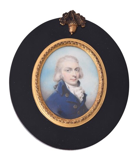 Y Philip Jean (British 1755 - 1802), A gentleman, wearing blue coat