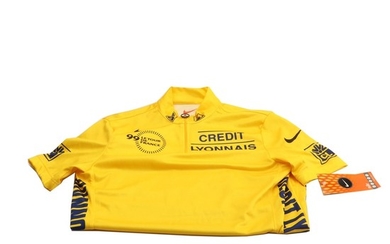Nike 1999 Tour de France Credit Lyonnas Yellow Cycling Jersey