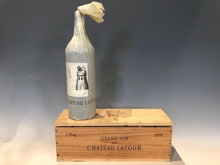 1 Magnum Château Latour 2000 - Pauillac 1st GCC - original wooden case