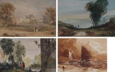 Clarkson Frederick Stanfield RA (1793-1876) A Study Signed, watercolour, 13cm...