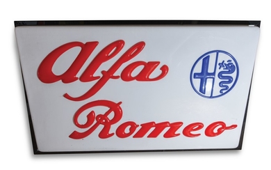 Alfa Romeo Large Lighted Sign