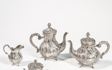 Four-piece Sterling Silver Tea and Coffee Service