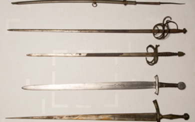 Nine Reproduction Swords of Medieval and Renaissance Style