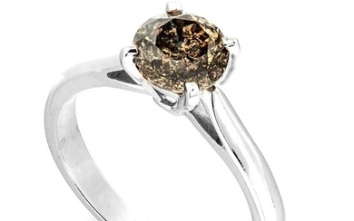1.58 tcw Diamond Ring - 14 kt. White gold - Ring - 1.58 ct Diamond - No Reserve Price