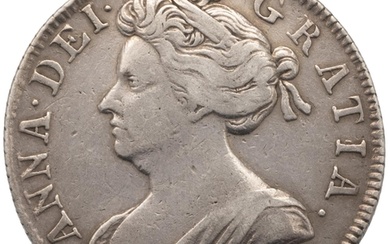 1702 Queen Anne pre-union silver Shilling with 'VIGO' mintma...