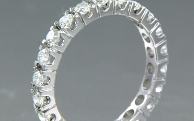 18 kt. White gold - Ring - 1.30 ct Diamond