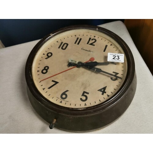1930's Genalex Vintage Wall Clock