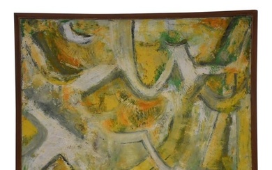 1950s Mel Jacobson Abstract Oil Painting