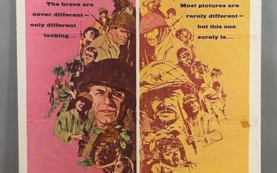 1965 Warner Bros. None But the Brave Movie Poster