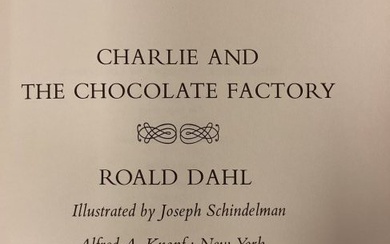 1973 Roald Dahl "Charlie in the Chocolate Factory" Revised Edition