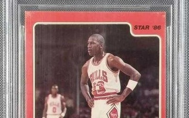 1986 Star Michael Jordan #8 BGS 7.5
