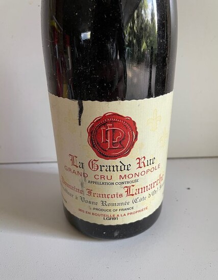 1991 La Grande Rue Grand Cru - Domaine Francois Lamarche - Bourgogne - 1 Bottle (0.75L)
