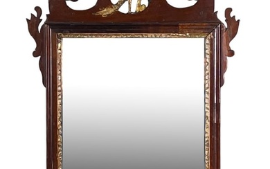 19th CENTURY CHIPPENDALE MIRROR