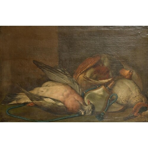 19th Century Continental School, A Still life of dead game, ...