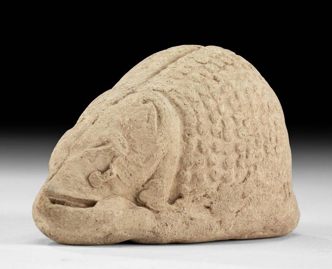 1st C. Kushan Pottery Hedgehog Figure