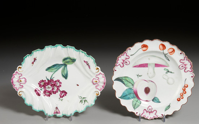 (2) Chelsea Porcelain Botanical Wares