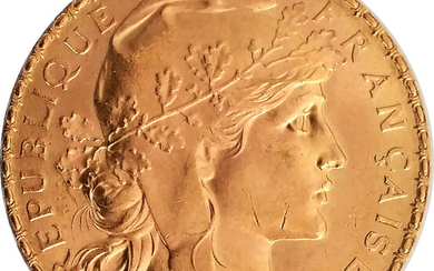 20 Francs 1913, France, Rooster, Gold