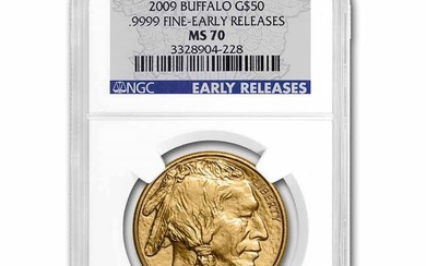 2009 1 oz Gold Buffalo MS-70 NGC (Early Releases)