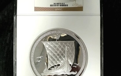 2010 Isle Of Man NGC PF70 1 kilo .999 Silver