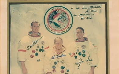 Apollo 15 Signed Photograph