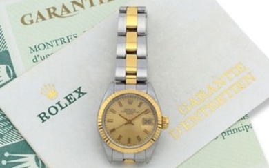 Rolex, Date, Ref. 6916, n° 6045619, vendue le 25 m…