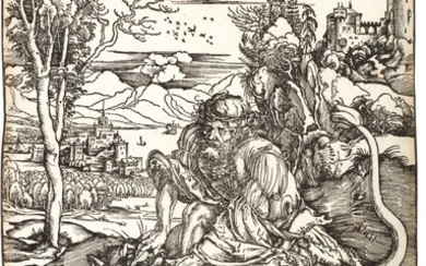 ALBRECHT DÜRER | SAMSON FIGHTING WITH THE LION (B. 2; M., HOLL. 107)