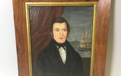 American School, 19th Century Portrait of Captain Johnson