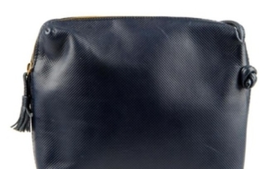 BOTTEGA VENETA - a small vintage blue handbag. Designed