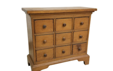 Country Pine Nine-drawer Spice Chest