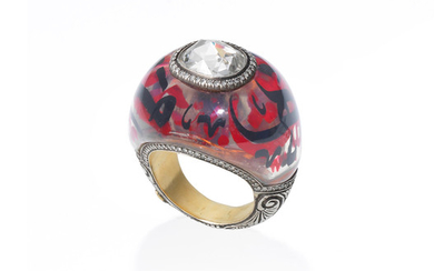 A diamond and citrine dress ring,, by Sevan Bıçakçi, circa 2012