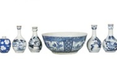 Eight pieces of Chinese porcelain, 18th-19th century,...