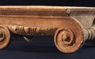 A GREEK MARBLE IONIC COLUMN CAPITAL, CLASSICAL PERIOD, CIRCA 5TH CENTURY B.C.