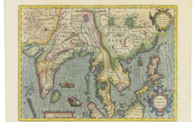 HONDIUS, Jodocus the Elder (1563-1612). India Orientalis. [Amsterdam: 1628].