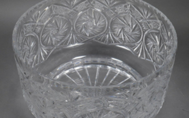 Large Cut Crystal Footed Centerbowl
