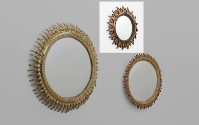 Line Vautrin, ‘Soleil à pointes’ mirror, model no. 2