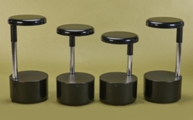 ROBERTO LUCCI & PAOLO ORLANDINI SET OF FOUR STOOLS FOR VELCA