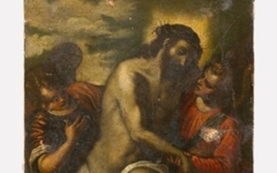 Venetian school 17/18. Century,Jesus with two ange…
